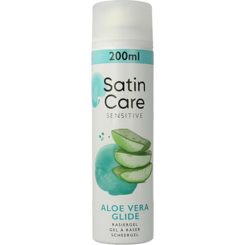 Satin care scheergel gevoelige huid