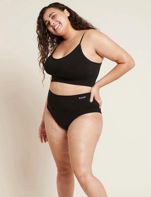 Boody Menstruatieondergoed tailleslip zwart licht XS