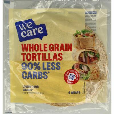 WeCare Lower kcal/carb whole grain tortillas