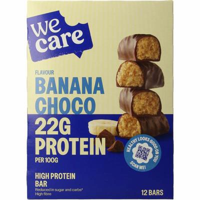 WeCare High protein bars banana choco
