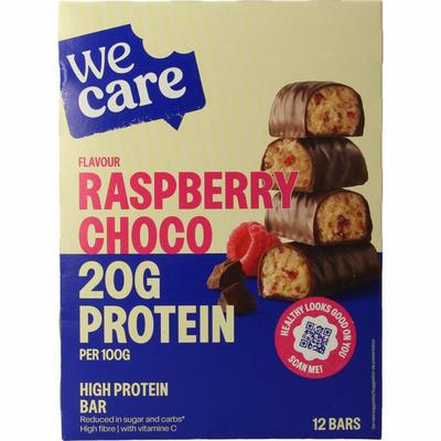 WeCare High protein bars raspberry choco