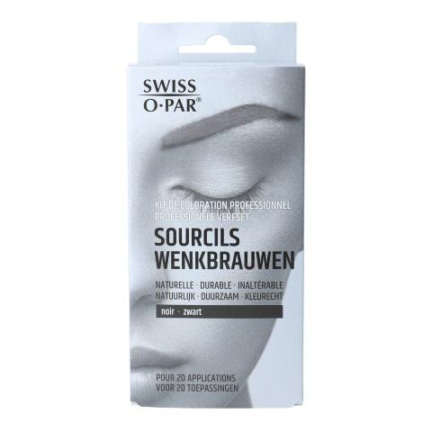 Professionele verfset wenkbrauwen zwart