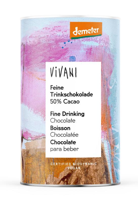 Hot chocolate drink Demeter 50% cacao bio