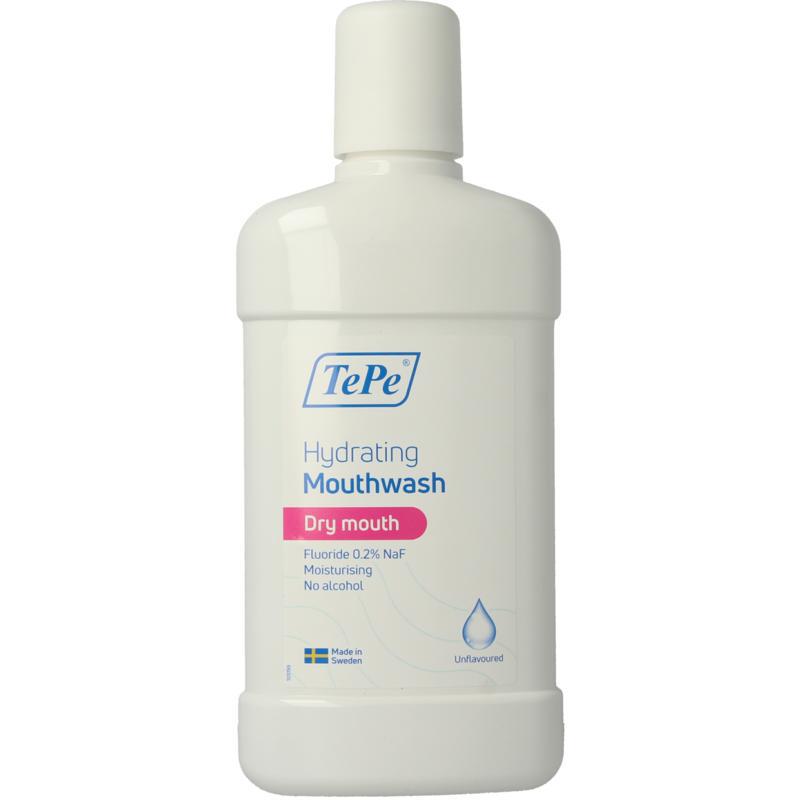 Hydraterende mondspoeling droge mond unflavoured