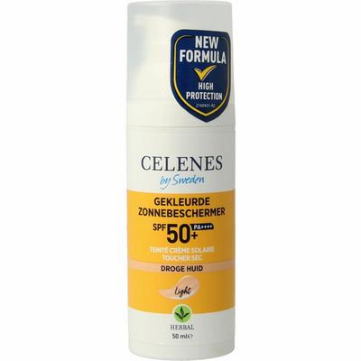 Celenes Herbal dry touch tinted light fluid SPF50+