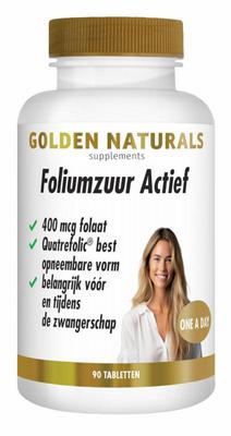 Golden Naturals Foliumzuur actief