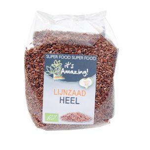 IT'S AMAZING Its amazing bio lijnzaad heel 400 gram