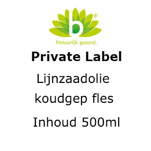 Lijnzaadolie koudgep fles 500 ml