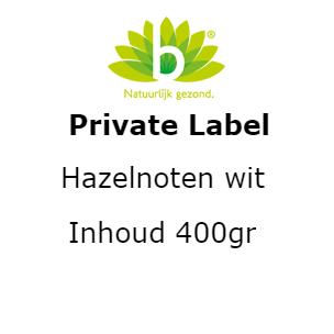 Hazelnoten wit 400 gram