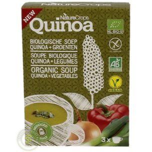 Naturecrops quinoa groentesoep 3 zakjes a 36 bio 36 gr