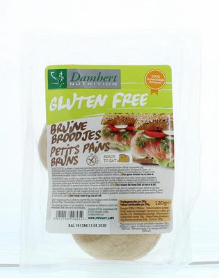 Damhert Bruine broodjes gluten vrij