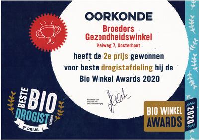 Oorkonde beste drogisterijafdeling