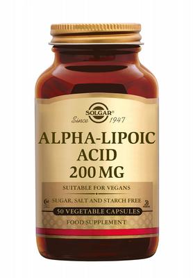 Solgar Alpha Lipoic Acid (Liponzuur) 200 mg