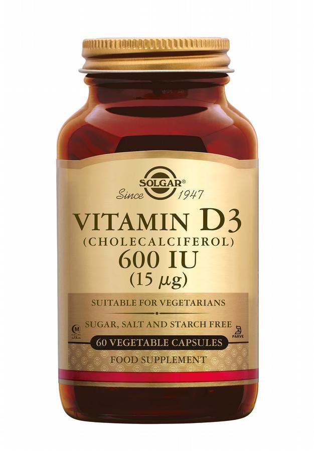 Vitamine D-3 600 IU capsules