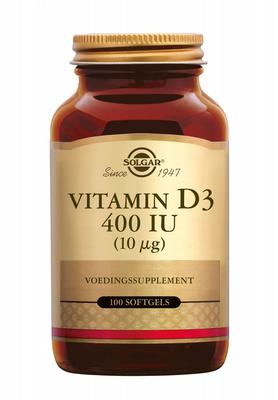 Solgar Vitamine D-3 400 IU softgels