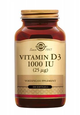 Solgar Vitamine D-3 1000 IU softgels