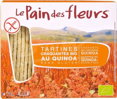 Pain Des Fleurs Krokante crackers quinoa glutenvrij bio