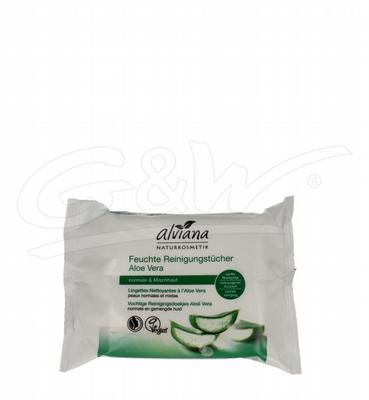 Alviana Reinigingsdoekjes vochtig aloe vera