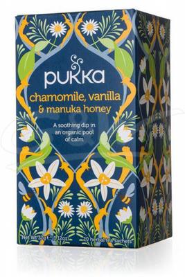 Pukka Chamomile vanille/manuka honing bio