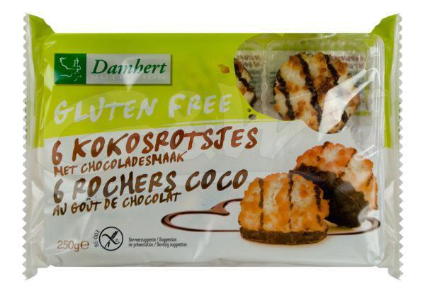 Kokosrotsen chocolade glutenvrij