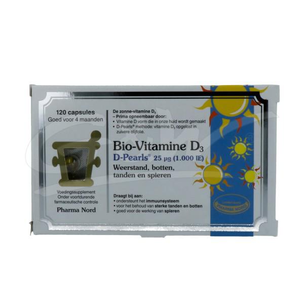 Bio vitamine D3 25mcg 1000IE