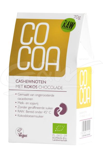 Cocoa ballen cashew kokoschbio   70g