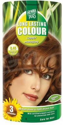 Henna Plus Long lasting colour 6.45 copper mahogany