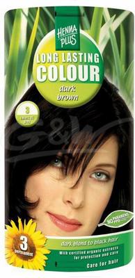 Henna Plus Long lasting colour 3 dark brown