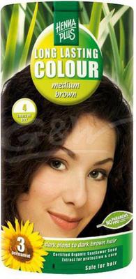Henna Plus Long lasting colour 4 medium brown