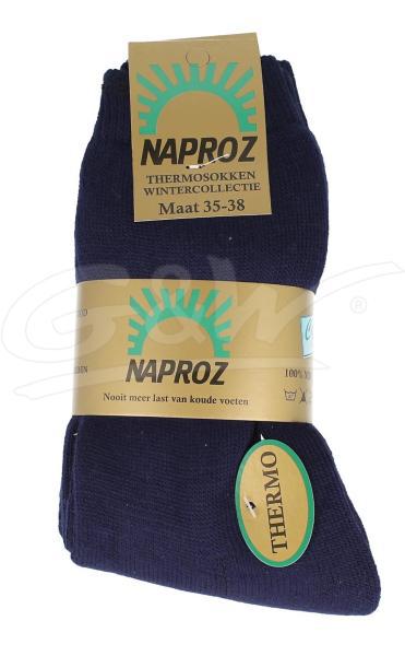 Thermo sokken 35-38 blauw
