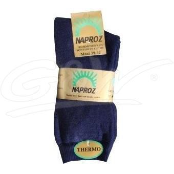 Thermo sokken blauw maat 43-46