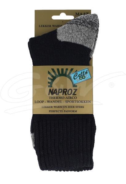 Thermo loop wandel sport sokken blauw maat 35-38
