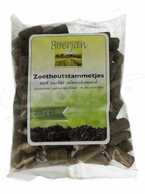 BOERJAN Zoethout stammetjes 250 gr