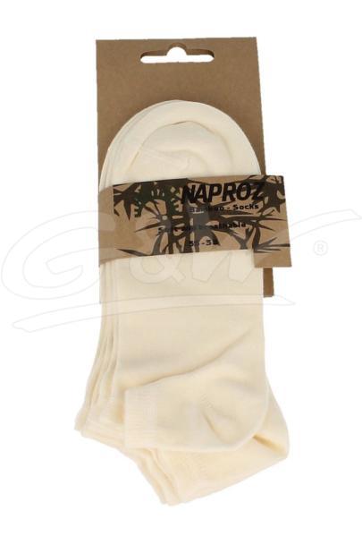 Airco shortsocks bamboo 3-pak 35-38 ecru dames 3 paar