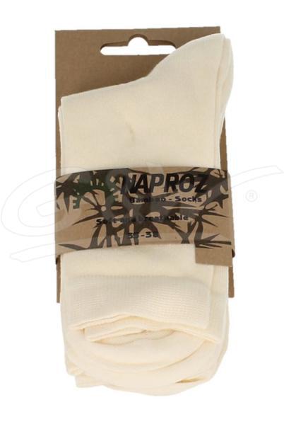 Airco sokken bamboo 3-pak 35-38 ecru dames 3 paar 35-