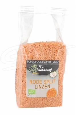 IT'S AMAZING Bio rode splitlinzen 500gram