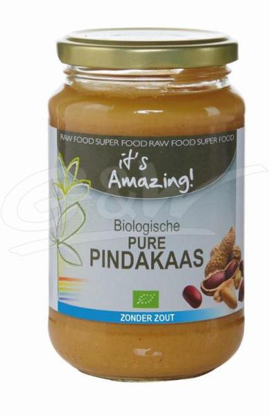 Bio pindakaas zonder zout 350 gram