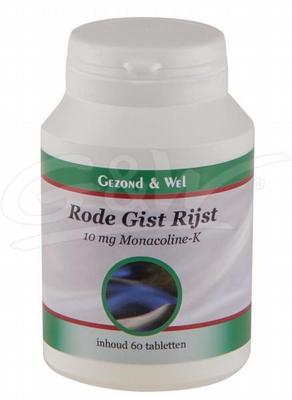 G&W Rode rijst 330 mg 3% 10mg monocolin 60 tabl