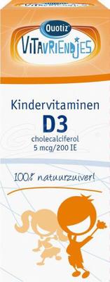 VITAVRIENDJES Vitamine d3 5 mcg (druppels) 25 ml