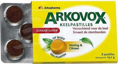 Arkovox Honing citroen keelpastilles