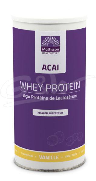 Acai whey protein vanille