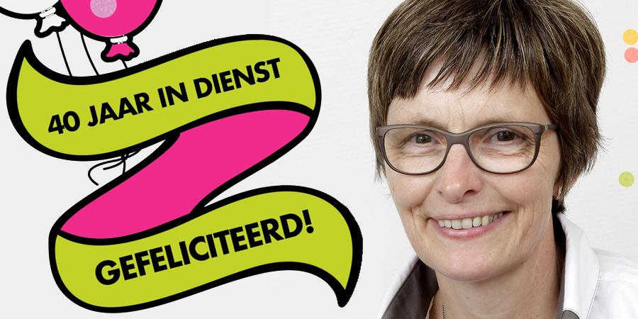 Wilma 40 jaar in dienst!