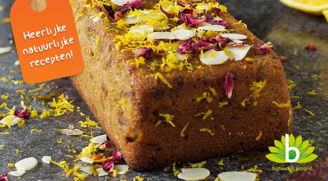 Recept: Amandelcake met dadels en sinaasappel