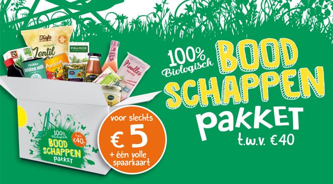 Spaar deze zomer voor een 100% biologisch boodschappenpakket!