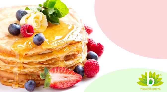 Fruitig ontbijt pannenkoekje! Recept