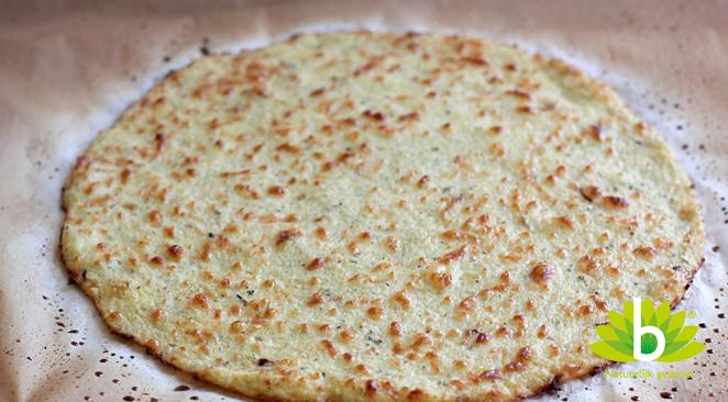 Pizzabodem van bloemkool