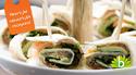 Wraps met gerookte zalm en basilicummayonaise